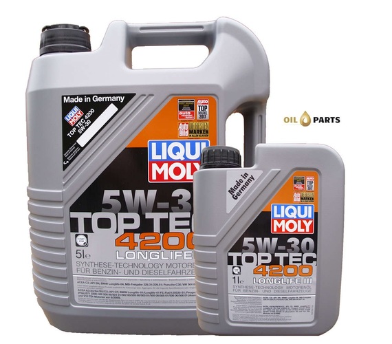 LIQUI MOLY TOP TEC 4200 5W30 C3 6L VW 504 507