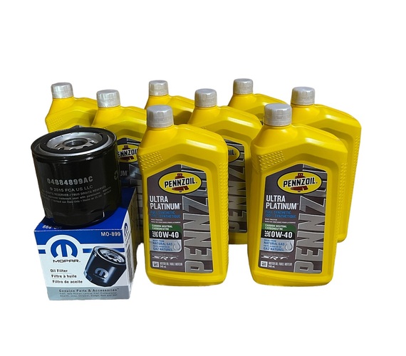 PENNZOIL 0W40 8L JEEP DODGE CHRYSLER 6.1 6.2 6.4 SRT8