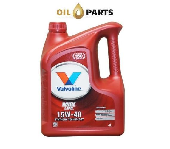 VALVOLINE MAX LIFE 15W40 4L