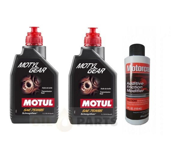 ZESTAW MOTUL MOTYLGEAR 75W85 2L + MOTORCRAFT LSD