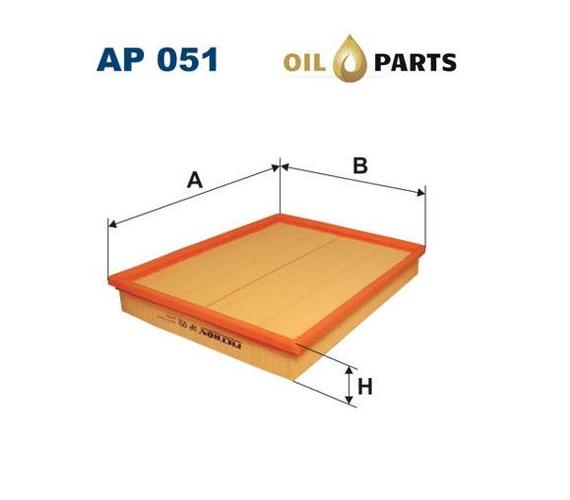 FILTR POWIETRZA FILTRON AP 051
