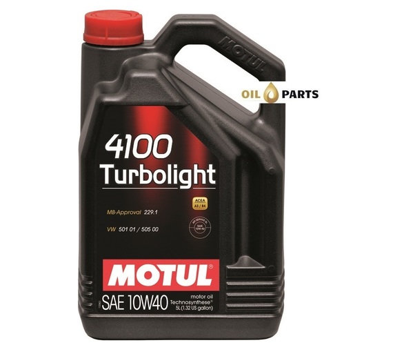 MOTUL 4100 TURBOLIGHT 10W40 5L