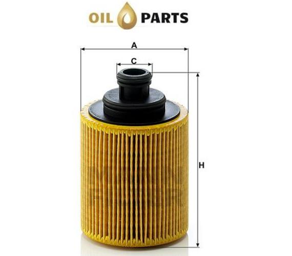 FILTR OLEJU MANN HU 712/7 X FIAT OPEL 1.3 JTD CTDI UFI