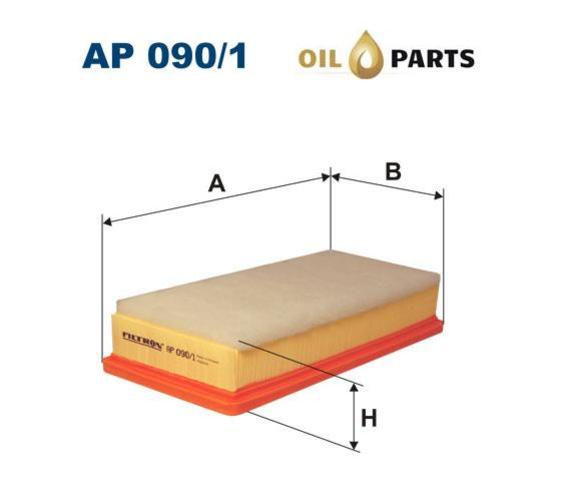 FILTR POWIETRZA FILTRON AP 090/1