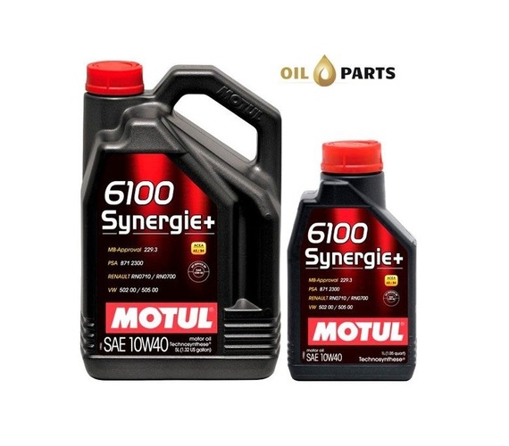 OLEJ MOTUL 6100 SYNERGIE+ 10W40 6L (5+1)