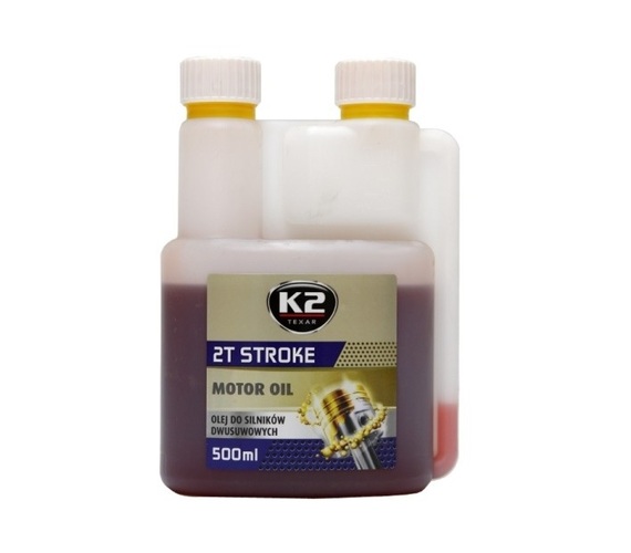 K2 2T STROKE OIL CZERWONY PÓŁSYNTETYCZNY 500ML