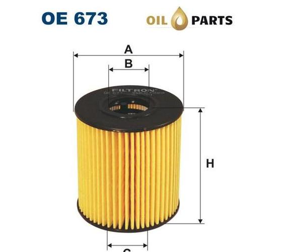 FILTR OLEJU FILTRON OE 673