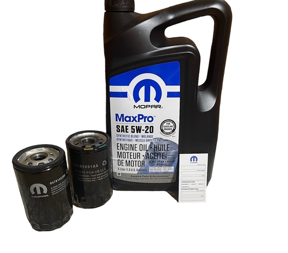 MOPAR 5W20 MAXPRO 5L + FILTR DODGE NITRO 3.7L 2006-2012