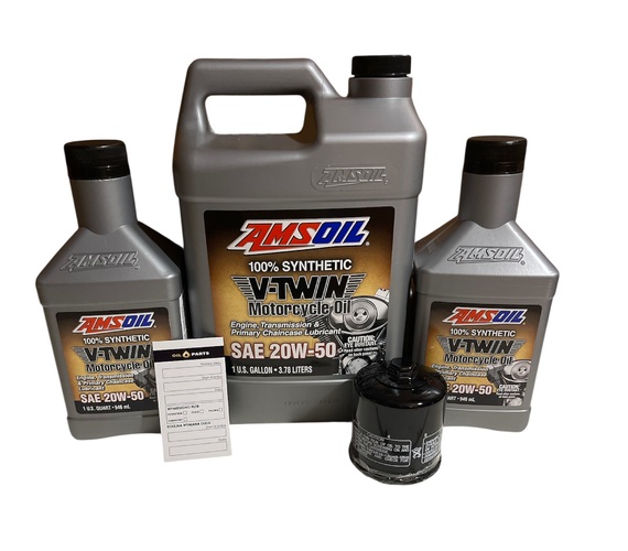 AMSOIL 20W50 V-TWIN 5,67L + FILTR OLEJU INDIAN CHIEFTAIN ROADMASTER SPRINGFIELD