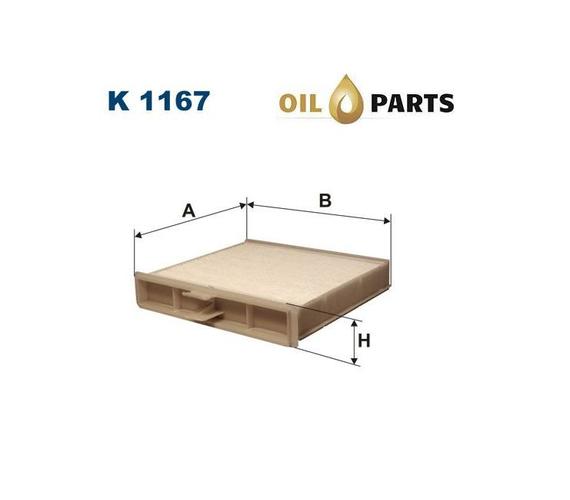 FILTR KABINOWY FILTRON K1167