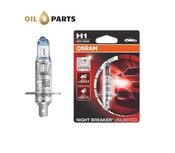 ŻARÓWKA OSRAM H1 SILVERSTAR +60% blister 1szt.