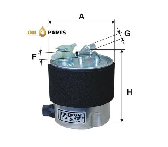 FILTR OLEJU FILTRON PP 857/5