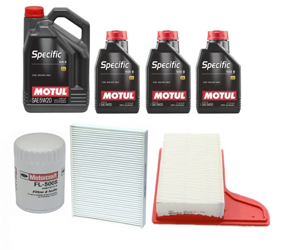 MOTUL SPECIFIC 5W20 8L + FILTRY FORD MUSTANG 5.0 GT 2015-