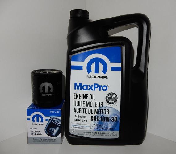 MOPAR 10W30 5L + FILTR OLEJU 04892339AB