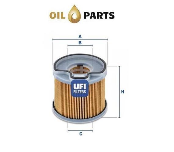 FILTR PALIWA UFI 26.691.00