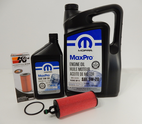 MOPAR 5W20 6L + FILTR OLEJU K&N PS-7026