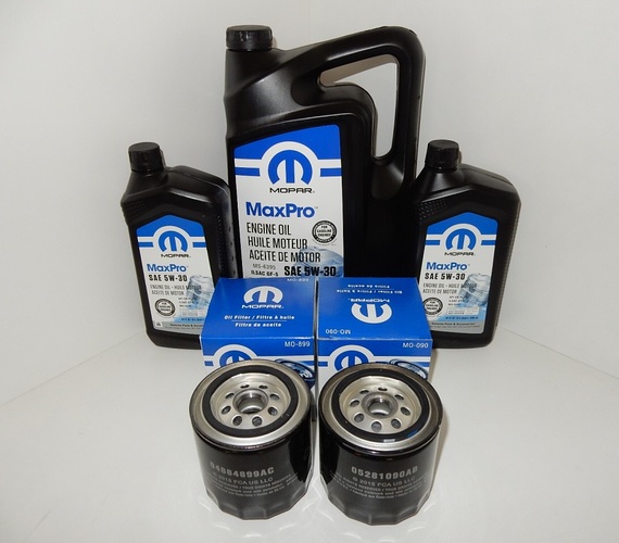 MOPAR 5W30 7L + FILTR OLEJU  DODGE JEEP