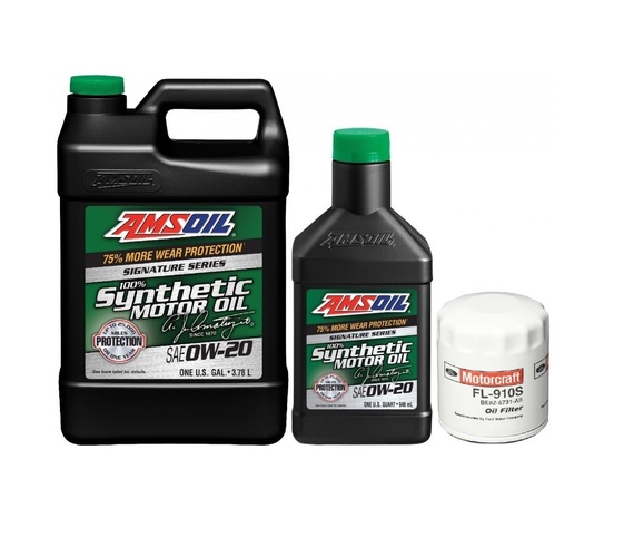 AMSOIL 0W20 ASM 4,7L + FILTR FORD FUSION 2,0L HYBRID 2013-2020