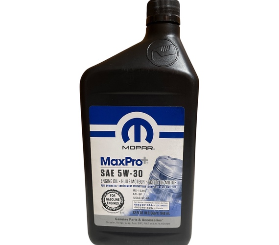 MOPAR 5W30 MAXPRO+ SYNTHETIC MS-13340 ( 0,946L )