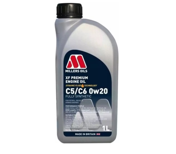 MILLERS XF PREMIUM C5 C6 0W20 1L 8175
