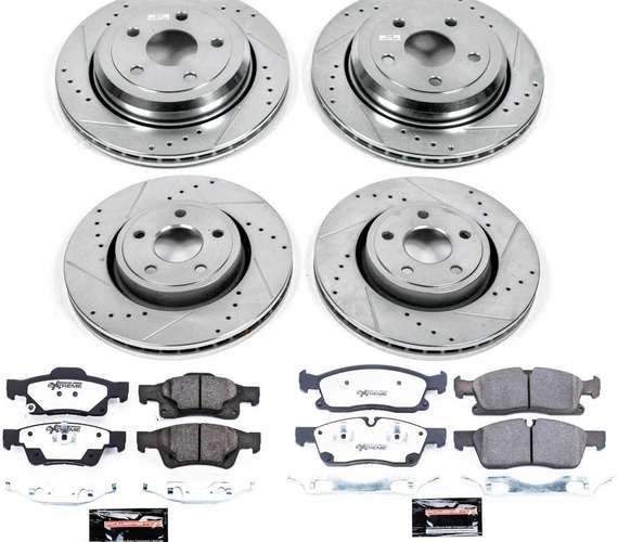 HAMULCE PRZÓD TYŁ POWERSTOP Z36 DODGE DURANGO 2011-