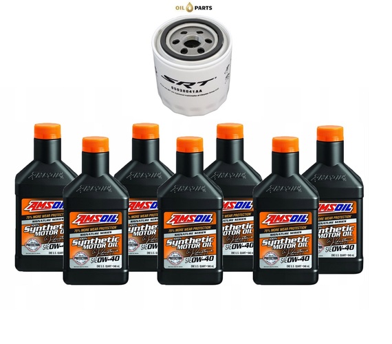 AMSOIL 0W40 SIGNATURE SERIES 7 X 0,946L + FILTR OLEJU MO-041