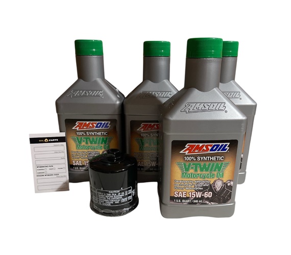 AMSOIL 15W60 3,78L V-TWIN  + FILTR OLEJU INDIAN FTR1200