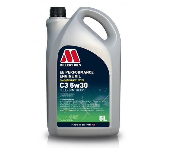 MILLERS EE PERFORMANCE C3 5W30 5L 504 507 MI-7877