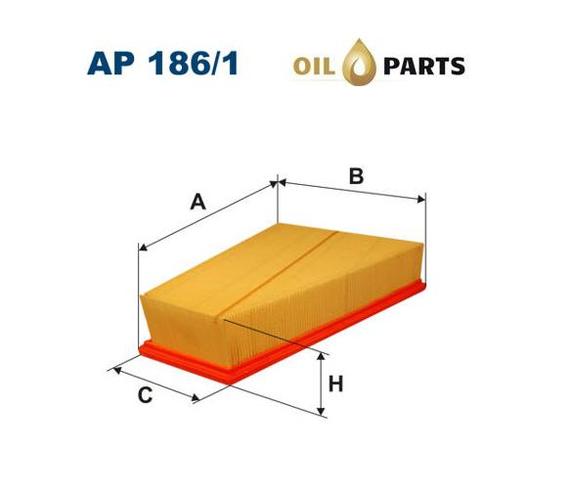 FILTR POWIETRZA FILTRON AP 186/1 FORD MONDEO IV MK4 GALAXY WA6