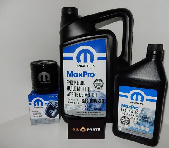 MOPAR 10W30 6L + FILTR OLEJU 04892339AB