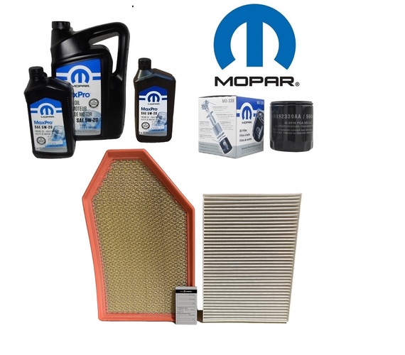 MOPAR 5W20 7L + FILTRY DODGE CHARGER 5.7L 2011-2023