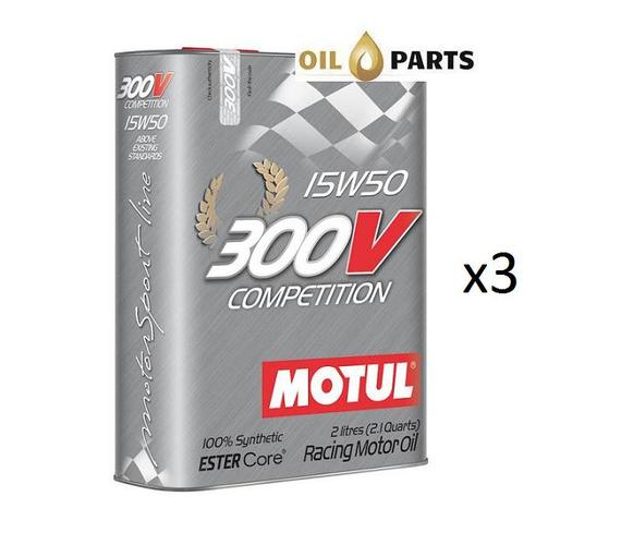 OLEJ MOTUL 300V COMPETITION 15W50 6L