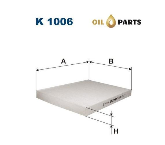 FILTR KABINOWY FILTRON K1006