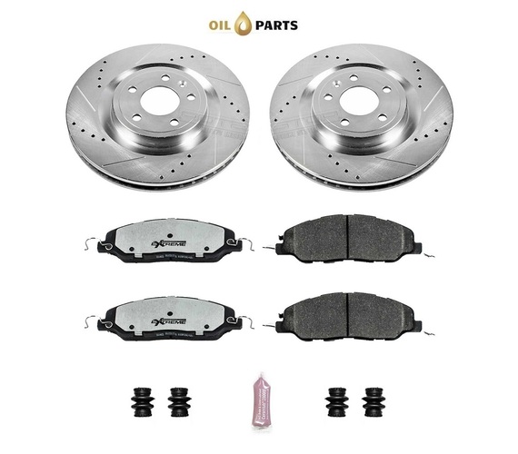 TARCZE I KLOCKI HAMULCOWE POWER STOP Z26 MUSTANG V8 2011-2014 (OŚ PRZEDNIA)