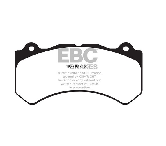 KLOCKI HAMULCE PRZÓD EBC YELLOWSTUFF DP41853R