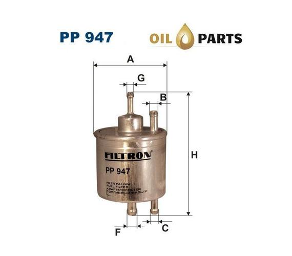FILTR PALIWA FILTRON PP947 MERCEDES KLASA A W168 VANEO