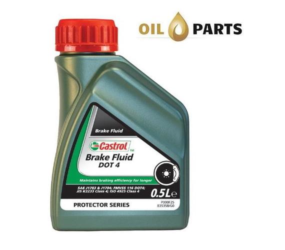 PŁYN HAMULCOWY DOT 4 CASTROL BRAKE FLUID 0,5 L