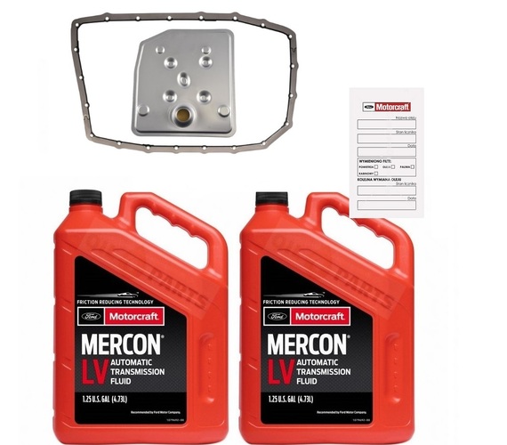 MOTORCRAFT MERCON LV 10QT + FILTR USZCZELKA FORD 6R80