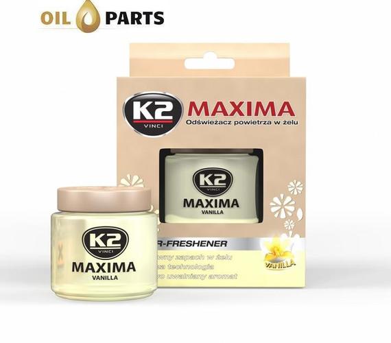 ZAPACH K2 MAXIMA VANILLA 50ML EKSKLUZYWNY W ŻELU DO AUTA I DOMU