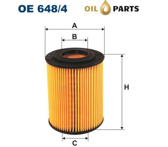 FILTR OLEJU FILTRON OE 648/4