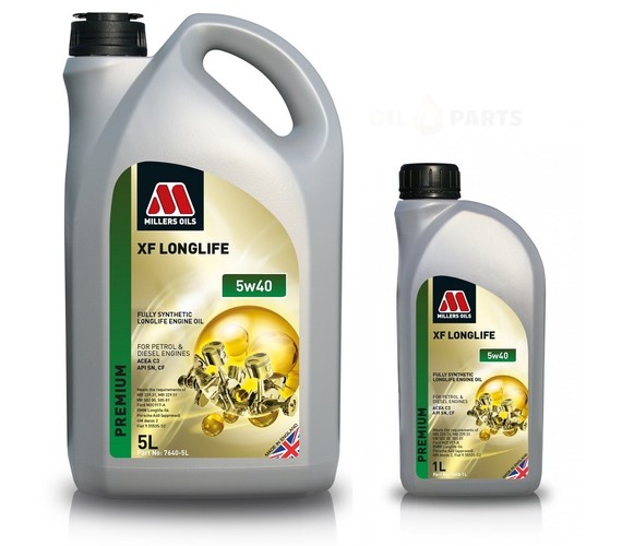 MILLERS OILS XF PREMIUM C3 5W40 6L