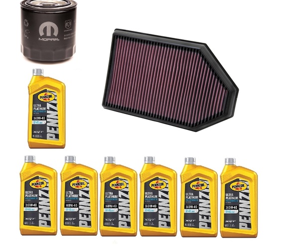 PENNZOIL 0W40 + FILTRY CHARGER CHALLENGER SRT 2011-