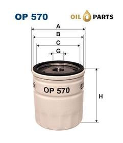FILTR OLEJU FILTRON OP570 OPEL 
