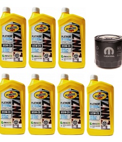 PENNZOIL  5W20 7QT + FILTR OLEJU  MOPAR MO-899 5.7 HEMI JEEP DODGE CHRYSLER