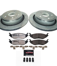 TARCZE KLOCKI TYŁ Z36 POWERSTOP K2172-36 Z36-898 AR8752XPR RAM 1500 