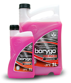 BORYGO PREMIUM EXTENDED PŁYN DO CHŁODNIC G12 +5L BORYSZEW 