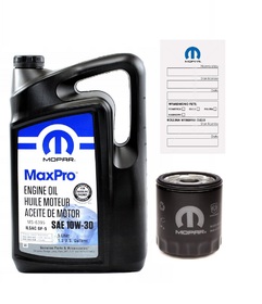 MOPAR 10W30 5L + FILTR OLEJU MO-409 DODGE GRAND CARAVAN 2007-2010 4.0L