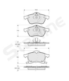 KLOCKI HAMULCOWE PRZÓD STARLINE BD S081 OPEL