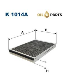 FILTR KABINOWY FILTRON K 1014A