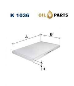 FILTR KABINOWY FILTRON K 1036 AUDI A6 C4